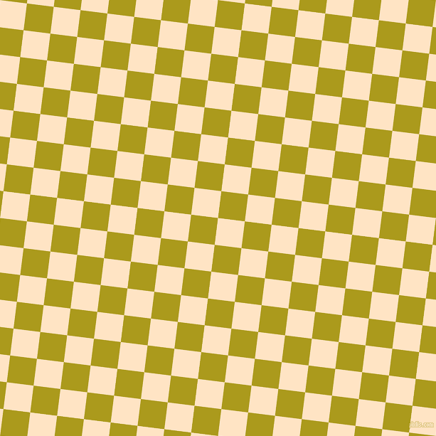 83/173 degree angle diagonal checkered chequered squares checker pattern checkers background, 38 pixel square size, , Bisque and Lucky checkers chequered checkered squares seamless tileable