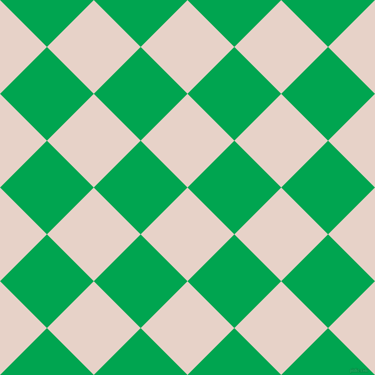 45/135 degree angle diagonal checkered chequered squares checker pattern checkers background, 132 pixel squares size, , Bizarre and Pigment Green checkers chequered checkered squares seamless tileable