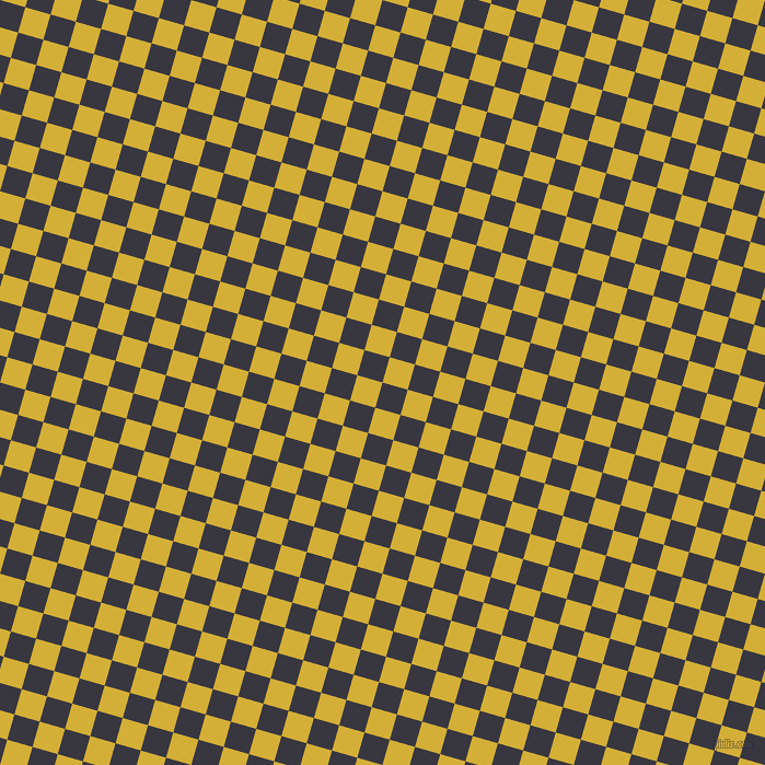 74/164 degree angle diagonal checkered chequered squares checker pattern checkers background, 24 pixel squares size, , Black Marlin and Metallic Gold checkers chequered checkered squares seamless tileable
