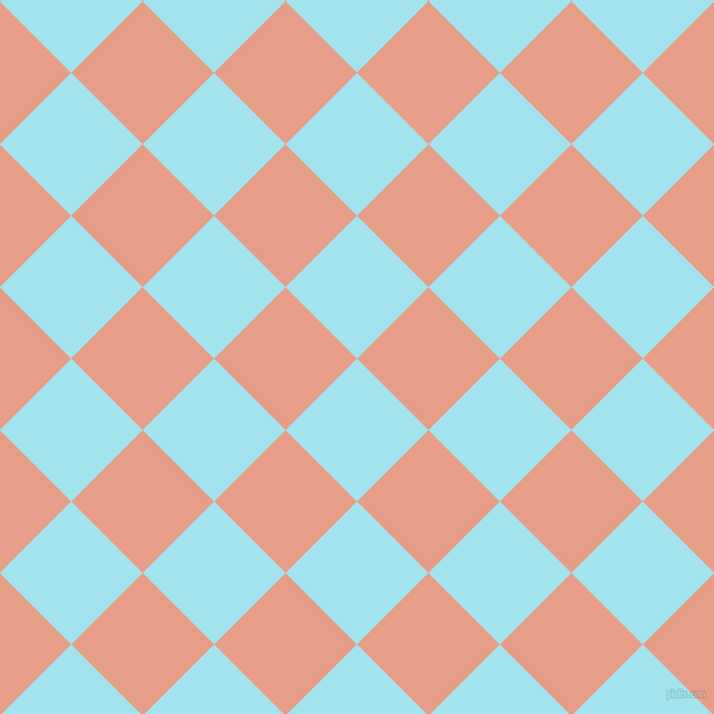 45/135 degree angle diagonal checkered chequered squares checker pattern checkers background, 91 pixel squares size, , Blizzard Blue and Tonys Pink checkers chequered checkered squares seamless tileable
