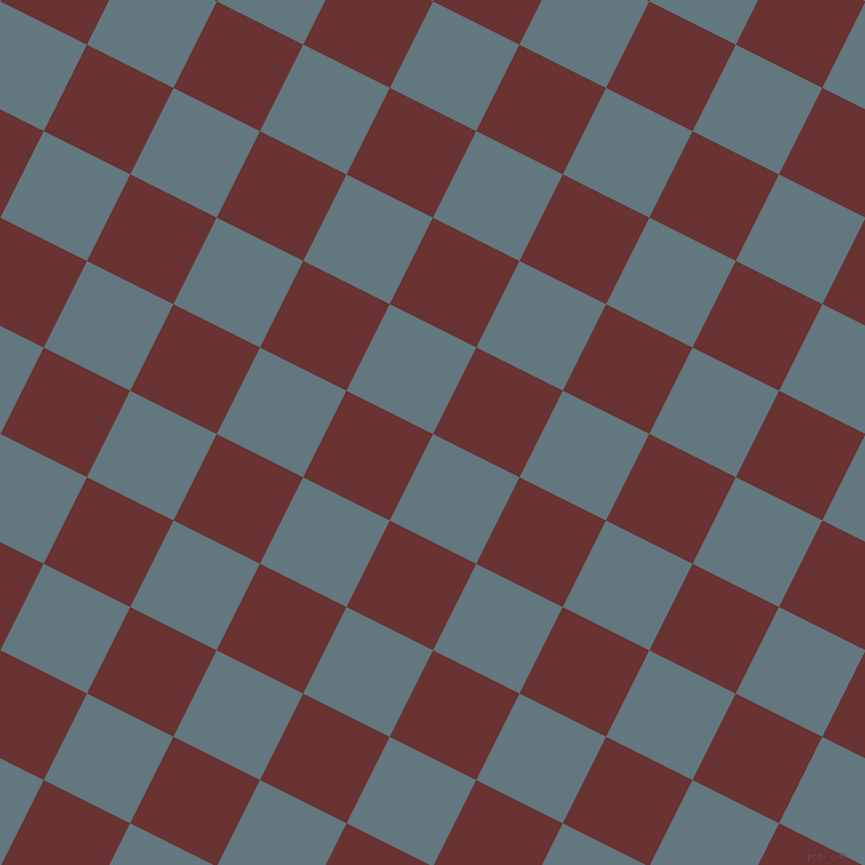 63/153 degree angle diagonal checkered chequered squares checker pattern checkers background, 88 pixel square size, Blue Bayoux and Persian Plum checkers chequered checkered squares seamless tileable