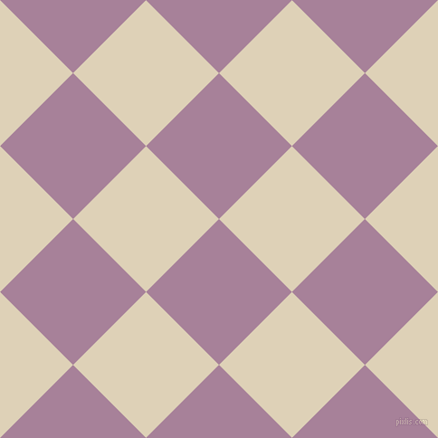 45/135 degree angle diagonal checkered chequered squares checker pattern checkers background, 114 pixel squares size, , Bouquet and Spanish White checkers chequered checkered squares seamless tileable