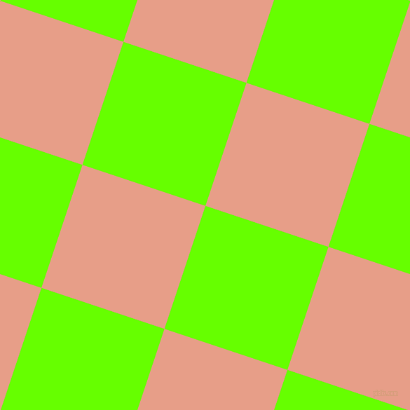 72/162 degree angle diagonal checkered chequered squares checker pattern checkers background, 185 pixel squares size, , Bright Green and Tonys Pink checkers chequered checkered squares seamless tileable