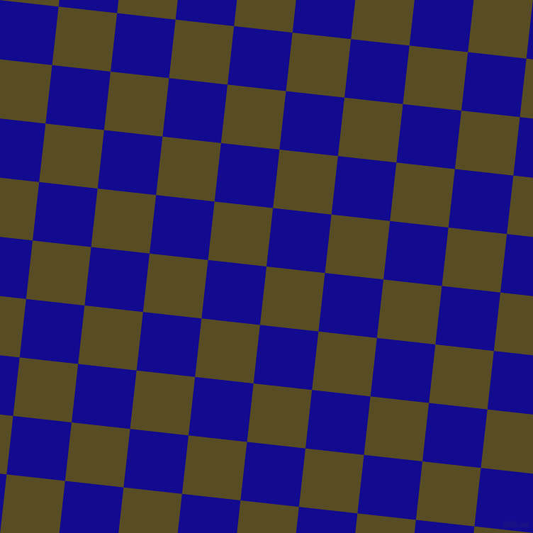 84/174 degree angle diagonal checkered chequered squares checker pattern checkers background, 83 pixel square size, , Bronze Olive and Ultramarine checkers chequered checkered squares seamless tileable