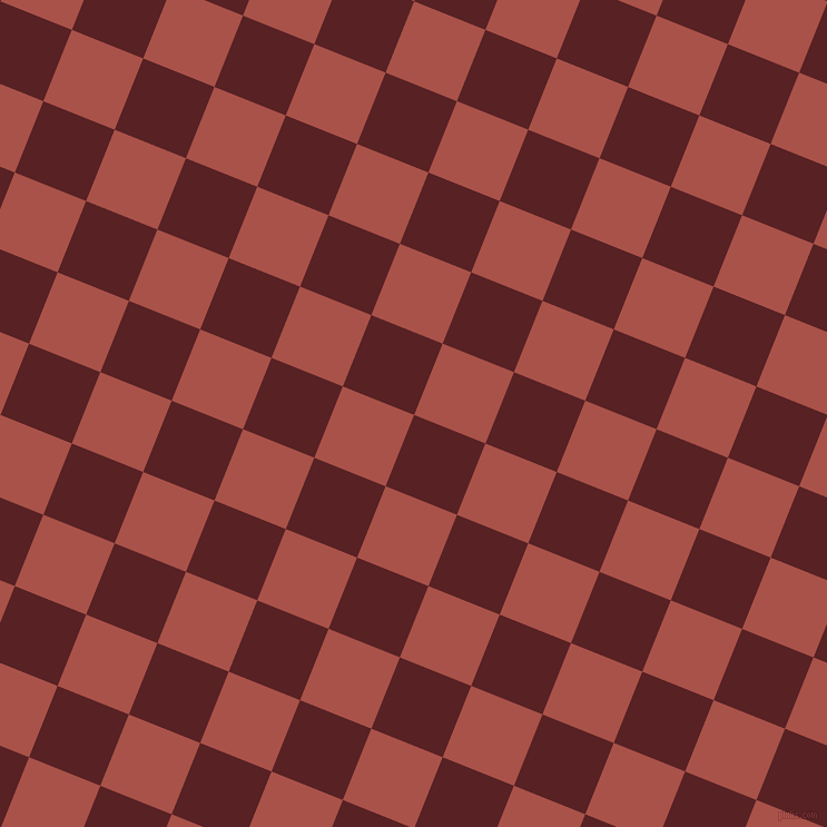 68/158 degree angle diagonal checkered chequered squares checker pattern checkers background, 69 pixel square size, , Burnt Crimson and Apple Blossom checkers chequered checkered squares seamless tileable