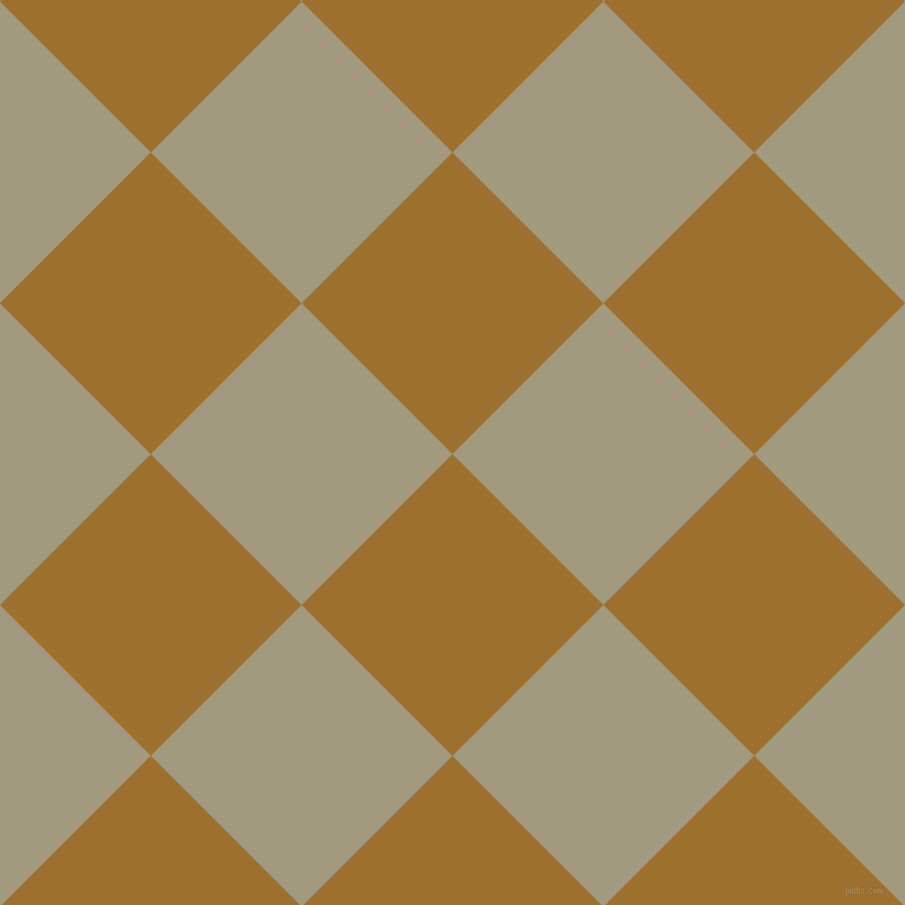 45/135 degree angle diagonal checkered chequered squares checker pattern checkers background, 194 pixel squares size, , Buttered Rum and Grey Olive checkers chequered checkered squares seamless tileable