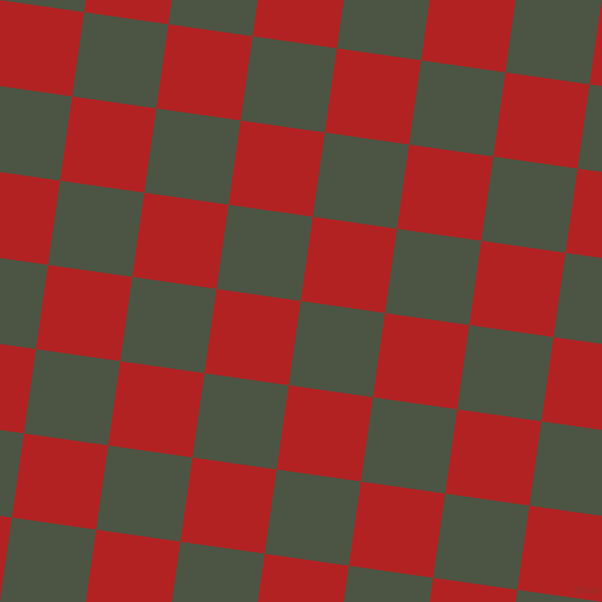 82/172 degree angle diagonal checkered chequered squares checker pattern checkers background, 121 pixel squares size, , Cabbage Pont and Fire Brick checkers chequered checkered squares seamless tileable
