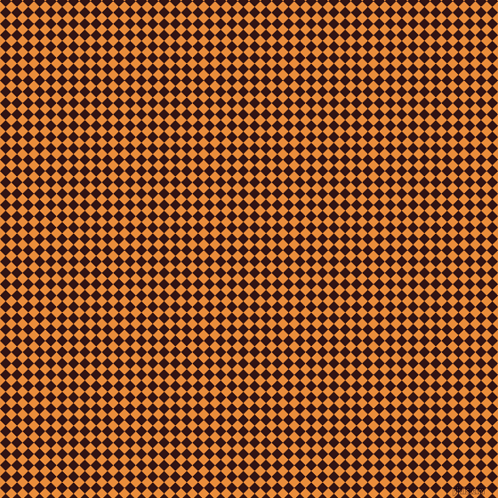 45/135 degree angle diagonal checkered chequered squares checker pattern checkers background, 9 pixel square size, , California and Seal Brown checkers chequered checkered squares seamless tileable
