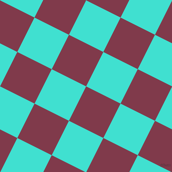 63/153 degree angle diagonal checkered chequered squares checker pattern checkers background, 134 pixel squares size, , Camelot and Turquoise checkers chequered checkered squares seamless tileable