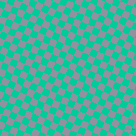 66/156 degree angle diagonal checkered chequered squares checker pattern checkers background, 23 pixel square size, , Caribbean Green and Grey Suit checkers chequered checkered squares seamless tileable