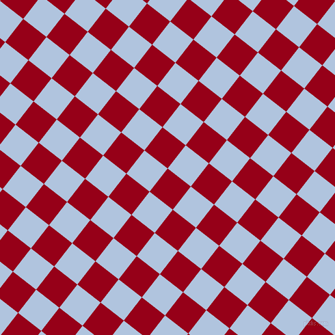 52/142 degree angle diagonal checkered chequered squares checker pattern checkers background, 43 pixel square size, , Carmine and Light Steel Blue checkers chequered checkered squares seamless tileable