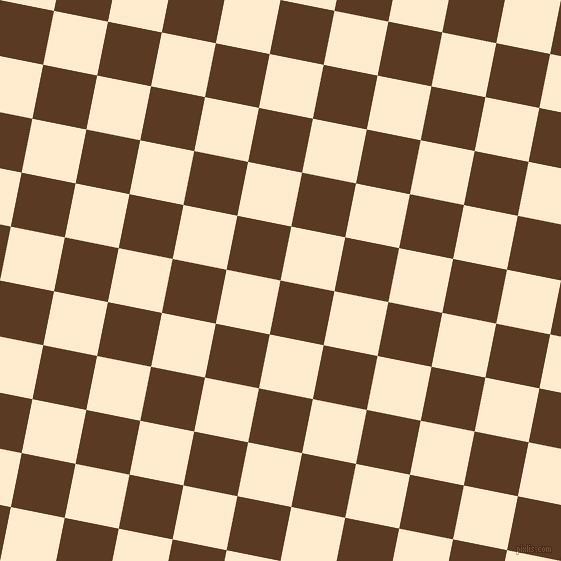 79/169 degree angle diagonal checkered chequered squares checker pattern checkers background, 55 pixel square size, , Carnaby Tan and Blanched Almond checkers chequered checkered squares seamless tileable