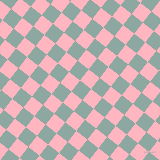 52/142 degree angle diagonal checkered chequered squares checker pattern checkers background, 45 pixel squares size, , Cascade and Light Pink checkers chequered checkered squares seamless tileable