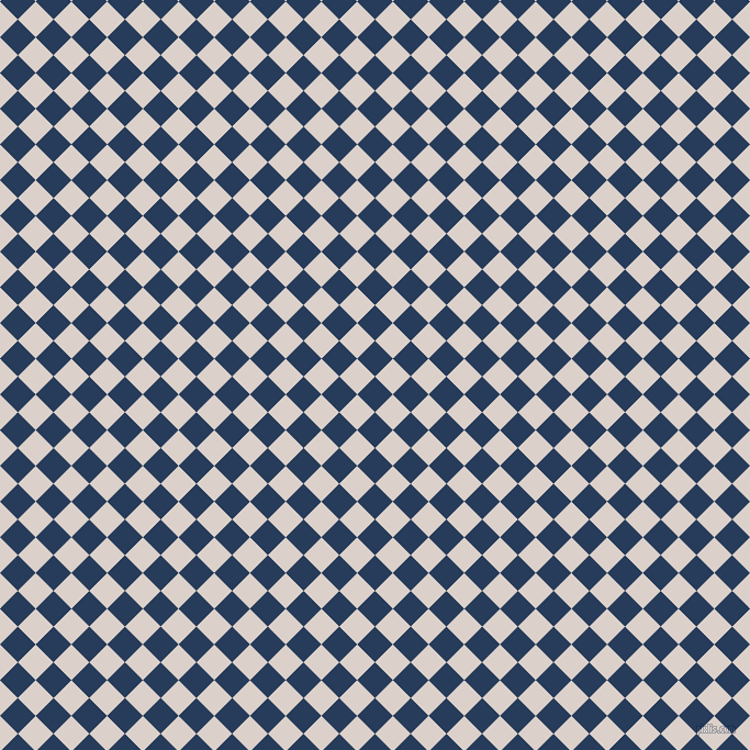 45/135 degree angle diagonal checkered chequered squares checker pattern checkers background, 23 pixel squares size, , Catalina Blue and Swiss Coffee checkers chequered checkered squares seamless tileable