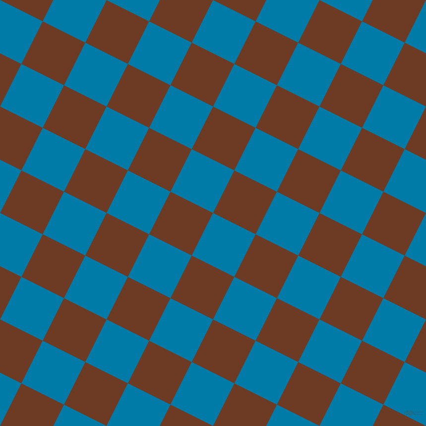 63/153 degree angle diagonal checkered chequered squares checker pattern checkers background, 96 pixel squares size, , Cerulean and New Amber checkers chequered checkered squares seamless tileable