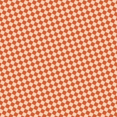 63/153 degree angle diagonal checkered chequered squares checker pattern checkers background, 13 pixel square size, , Chilean Fire and Apricot checkers chequered checkered squares seamless tileable
