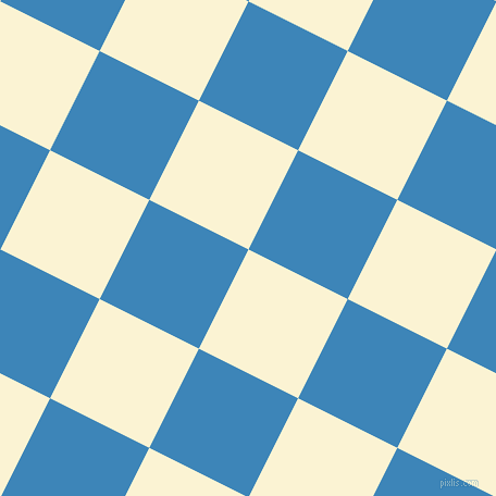 63/153 degree angle diagonal checkered chequered squares checker pattern checkers background, 102 pixel square size, , China Ivory and Curious Blue checkers chequered checkered squares seamless tileable