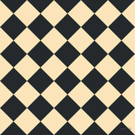 45/135 degree angle diagonal checkered chequered squares checker pattern checkers background, 65 pixel square size, Cinder and Barley White checkers chequered checkered squares seamless tileable