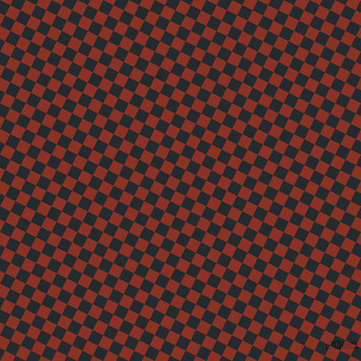 63/153 degree angle diagonal checkered chequered squares checker pattern checkers background, 13 pixel squares size, , Cinder and Burnt Umber checkers chequered checkered squares seamless tileable
