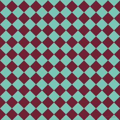45/135 degree angle diagonal checkered chequered squares checker pattern checkers background, 29 pixel square size, , Claret and Monte Carlo checkers chequered checkered squares seamless tileable