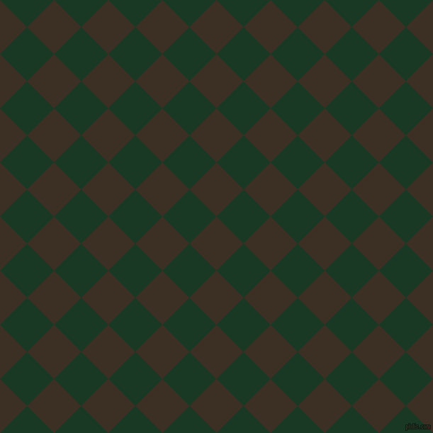 45/135 degree angle diagonal checkered chequered squares checker pattern checkers background, 54 pixel square size, , Cola and Deep Fir checkers chequered checkered squares seamless tileable