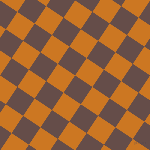 56/146 degree angle diagonal checkered chequered squares checker pattern checkers background, 67 pixel squares size, , Congo Brown and Ochre checkers chequered checkered squares seamless tileable