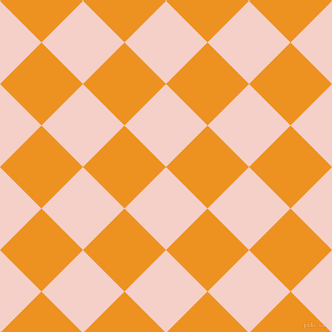 45/135 degree angle diagonal checkered chequered squares checker pattern checkers background, 84 pixel square size, , Coral Candy and Carrot Orange checkers chequered checkered squares seamless tileable