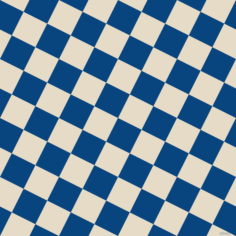63/153 degree angle diagonal checkered chequered squares checker pattern checkers background, 92 pixel squares size, , Dark Cerulean and Half Spanish White checkers chequered checkered squares seamless tileable