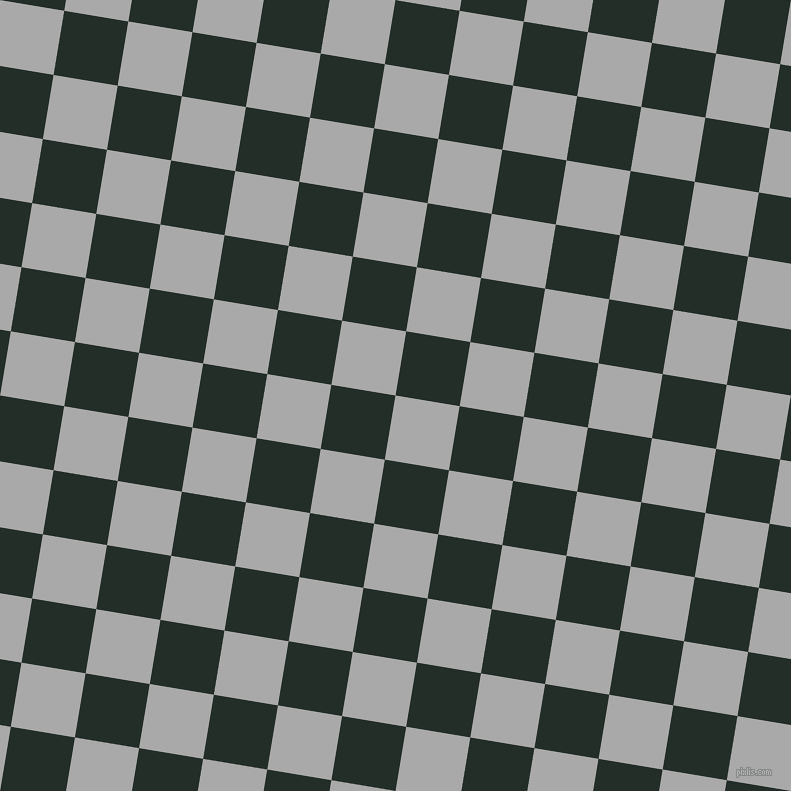 81/171 degree angle diagonal checkered chequered squares checker pattern checkers background, 65 pixel square size, , Dark Gray and Midnight Moss checkers chequered checkered squares seamless tileable