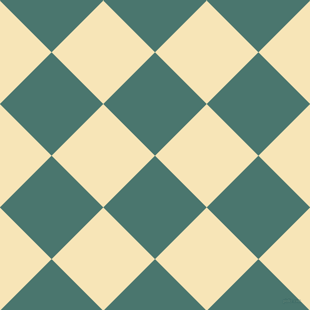 45/135 degree angle diagonal checkered chequered squares checker pattern checkers background, 146 pixel squares size, , Dark Green Copper and Barley White checkers chequered checkered squares seamless tileable