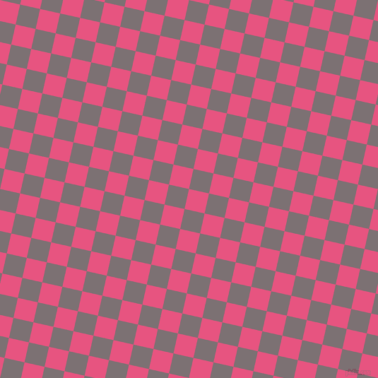 77/167 degree angle diagonal checkered chequered squares checker pattern checkers background, 29 pixel squares size, , Dark Pink and Empress checkers chequered checkered squares seamless tileable