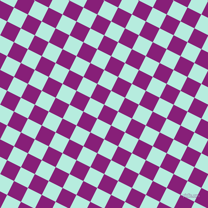63/153 degree angle diagonal checkered chequered squares checker pattern checkers background, 32 pixel squares size, , Dark Purple and Water Leaf checkers chequered checkered squares seamless tileable