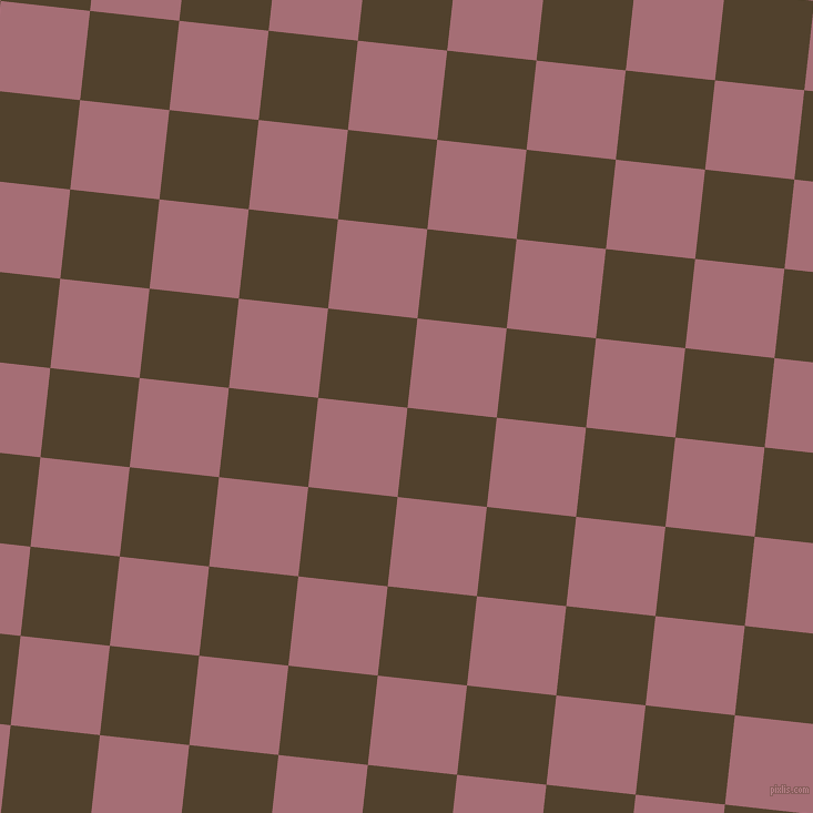 84/174 degree angle diagonal checkered chequered squares checker pattern checkers background, 81 pixel square size, , Deep Bronze and Turkish Rose checkers chequered checkered squares seamless tileable