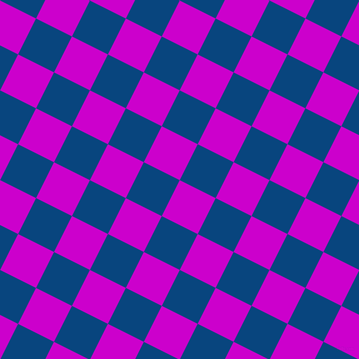 63/153 degree angle diagonal checkered chequered squares checker pattern checkers background, 82 pixel squares size, , Deep Magenta and Dark Cerulean checkers chequered checkered squares seamless tileable