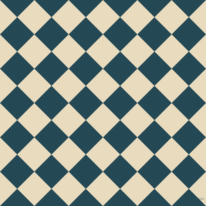 45/135 degree angle diagonal checkered chequered squares checker pattern checkers background, 80 pixel square size, , Double Pearl Lusta and Teal Blue checkers chequered checkered squares seamless tileable
