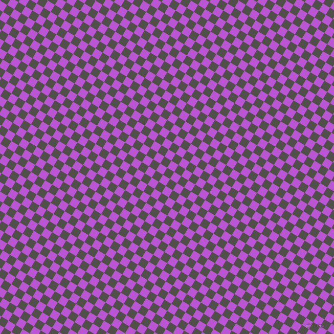 59/149 degree angle diagonal checkered chequered squares checker pattern checkers background, 16 pixel square size, Dune and Medium Orchid checkers chequered checkered squares seamless tileable