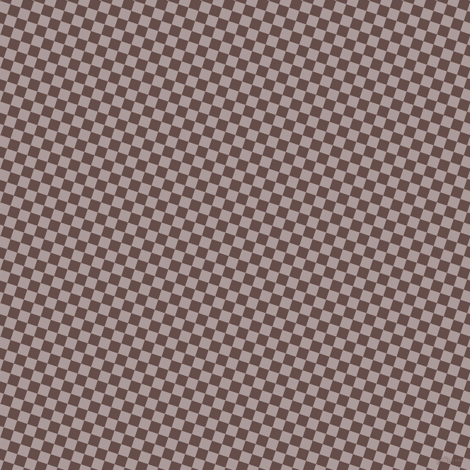 72/162 degree angle diagonal checkered chequered squares checker pattern checkers background, 15 pixel squares size, , Dusty Grey and Congo Brown checkers chequered checkered squares seamless tileable