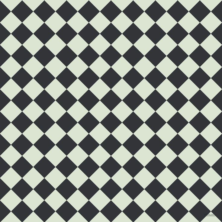 45/135 degree angle diagonal checkered chequered squares checker pattern checkers background, 52 pixel square size, , Ebony Clay and Frostee checkers chequered checkered squares seamless tileable