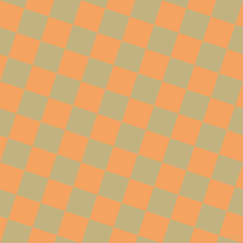 72/162 degree angle diagonal checkered chequered squares checker pattern checkers background, 89 pixel square size, , Ecru and Sandy Brown checkers chequered checkered squares seamless tileable