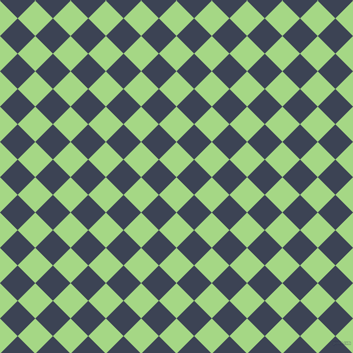 45/135 degree angle diagonal checkered chequered squares checker pattern checkers background, 50 pixel square size, , Feijoa and Blue Zodiac checkers chequered checkered squares seamless tileable