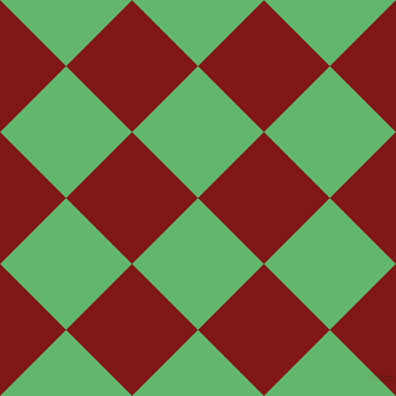 45/135 degree angle diagonal checkered chequered squares checker pattern checkers background, 134 pixel square size, , Fern and Falu Red checkers chequered checkered squares seamless tileable