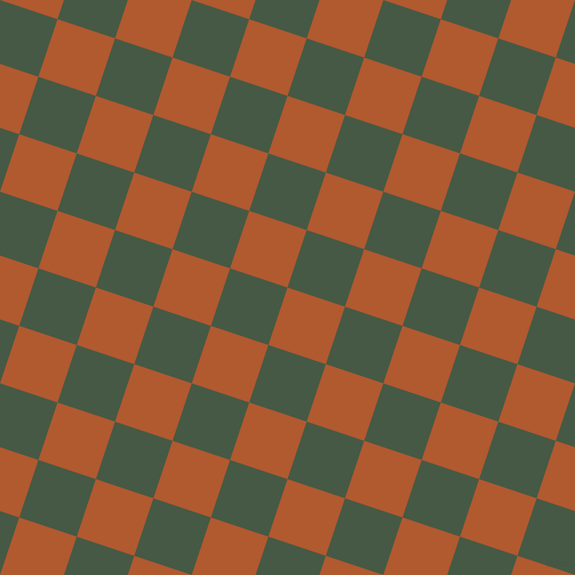 72/162 degree angle diagonal checkered chequered squares checker pattern checkers background, 88 pixel squares size, , Fiery Orange and Grey-Asparagus checkers chequered checkered squares seamless tileable