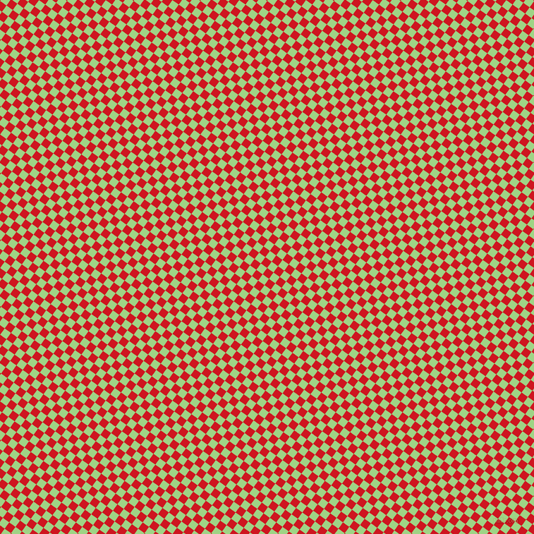 54/144 degree angle diagonal checkered chequered squares checker pattern checkers background, 11 pixel square size, , Fire Engine Red and Gossip checkers chequered checkered squares seamless tileable