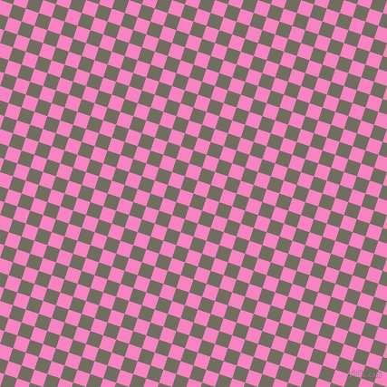 72/162 degree angle diagonal checkered chequered squares checker pattern checkers background, 15 pixel square size, Flint and Tea Rose checkers chequered checkered squares seamless tileable
