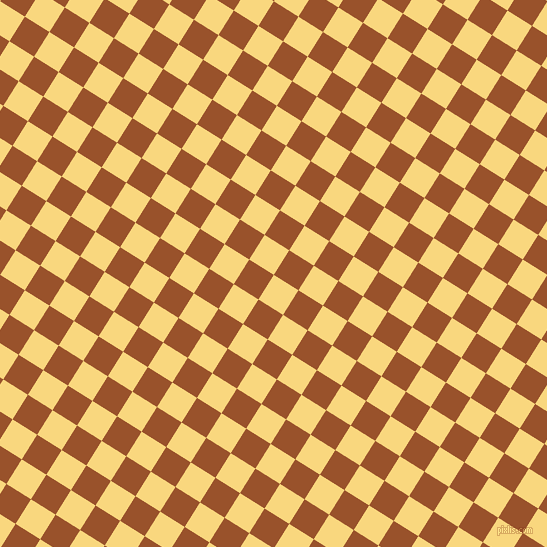 58/148 degree angle diagonal checkered chequered squares checker pattern checkers background, 29 pixel squares size, , Golden Glow and Hawaiian Tan checkers chequered checkered squares seamless tileable