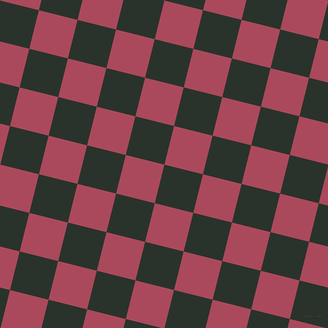 76/166 degree angle diagonal checkered chequered squares checker pattern checkers background, 78 pixel square size, , Gordons Green and Hippie Pink checkers chequered checkered squares seamless tileable