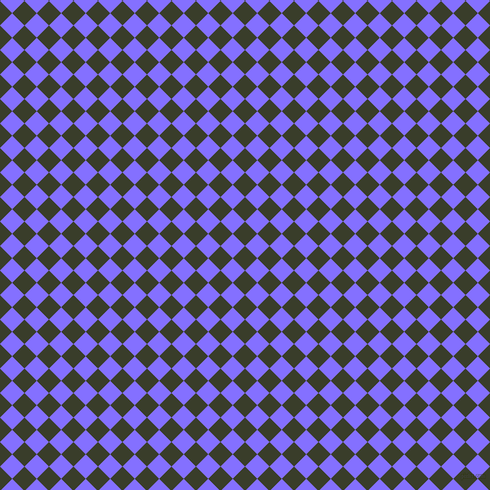 45/135 degree angle diagonal checkered chequered squares checker pattern checkers background, 25 pixel squares size, , Green Kelp and Light Slate Blue checkers chequered checkered squares seamless tileable