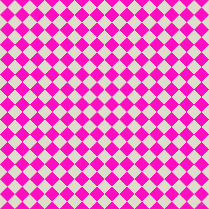 45/135 degree angle diagonal checkered chequered squares checker pattern checkers background, 35 pixel squares size, , Green White and Shocking Pink checkers chequered checkered squares seamless tileable