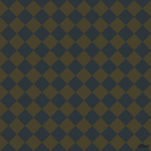 45/135 degree angle diagonal checkered chequered squares checker pattern checkers background, 38 pixel squares size, , Gunmetal and Onion checkers chequered checkered squares seamless tileable