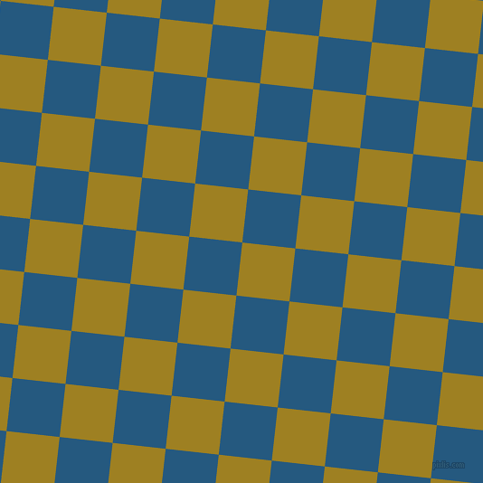 84/174 degree angle diagonal checkered chequered squares checker pattern checkers background, 59 pixel squares size, , Hacienda and Bahama Blue checkers chequered checkered squares seamless tileable